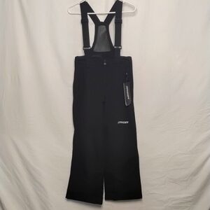 Spyder Youth 14 guard side zip pants black removable straps 4 pockets waterproof